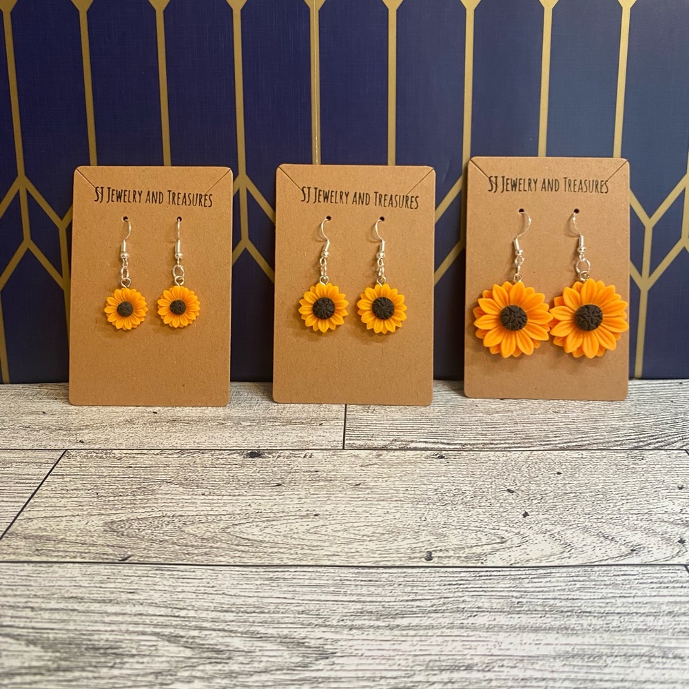 Sunflower Earrings
